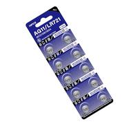 ULIJTH Lot de 10 piles bouton LR721 AG11 1,5 V grande capacité pour télécommandes, jouets et appareils électroniques