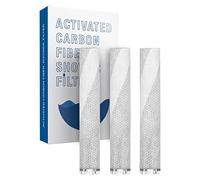 Ulinek Lot de 3 Cartouche de Filtre à Charbon | Remplaçable pour Pommeau de Douche Anti Calcaire, Filtre à Douche