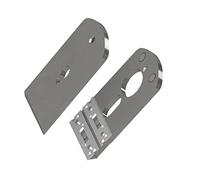 Ulmia Alu-Line 197128 Porte-couteaux (accessoires pour rabot en métal, support magnétique pour deux lames interchangeables, pièces de rechange pour raboteuse)