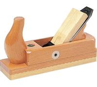 Ulmia Holzhobel/Schlichthobel mit Weißbuchensohle/Einfacheisen, zum Abschlichten