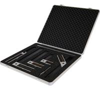 Ulmia Präzisions-Winkel-Set Black Edition inkl. Koffer, Präzisionswinkel