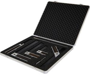 Ulmia Präzisions-Winkel-Set Black Edition inkl. Koffer, Präzisionswinkel