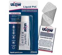Ulow Kit de Réparation Liner Piscine PVC Colle Vinylique Silicone Liquide Scellante Transparente Répare Trou pour Rustine Piscines Gonflables Bateaux Matelas Gonflables Bâche Bassin Et Bâche