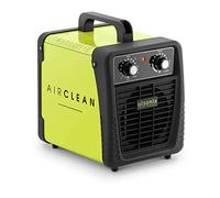 Ulsonix Générateur d'ozone industriel Purificateur d'air Stérilisateur à l'ozone Minuterie 10 000 mg/h 95 W Airclean 10 G-ECO (minuterie de 60 min, acier revêtu par poudre, filtre en acier inoxydable)