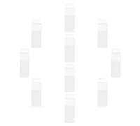 ULTECHNOVO 10 Pièces Boîte de Rangement Télescopique Couvercle Transparent, Design Extensible en Plastique et Compartiments Internes pour Stockage Sécurisé pour Forets en Atelier