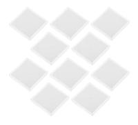 ULTECHNOVO 10 Pièces Boîte Transparente, Protège-Monnaie en Plastique | Écume Anti-rayures, Maintien Stable pour Jetons et Pièces de Collection, Présentation de Bureau