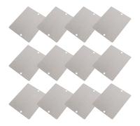 ULTECHNOVO 12 Pièces Plaque de Mica pour Micro-ondes, Feuille de Mica Isolante Argenté, Légère, pour Micro-ondes et Appareils Cuisine