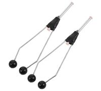 ULTECHNOVO 2 Pièces Bobine de Montage de Mouches en Acier Tube Céramique | Contrôle Optimisé du Fil, Enfile-bobine, Insert Céramique, pour Voyage et Compétition Extérieure