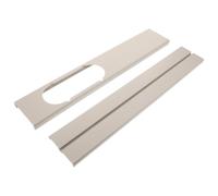 ULTECHNOVO 2 Pièces Kit Fenêtre Climatiseur Mobile Réglable en Pvc, 55cm | Panneau Extensible à Double Joint, Installation Rapide, Bande Souple Périphérique, Usage Maison et Séjour
