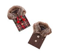 ULTECHNOVO 2pièces Housse De Bouteille De Vin pour Noël Couverture Festive pour Fêtes Lot