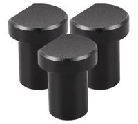 ULTECHNOVO 3 Pièces Butée D'établi en Alliage D'aluminium, Trou 19mm | Fixation Non Destructive, Usage pour Ponçage et Fraisage, Noir, Résiste aux Conditions de Travail Élevées