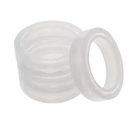 ULTECHNOVO 4 Pièces Anneau Diffuseur D'huile Essentielle pour Ampoule 62mm | Ajustement sans Joint, Diffusion par Chaleur, Réutilisable, pour Veilleuse et Bureau, Blanc