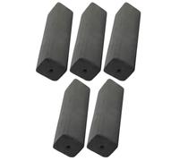ULTECHNOVO 5 Pièces Charbon de Bois de Camping Charbon Multifonctionnel Noir en Bois et Bambou, Cuisson et Barbecue, Simple à Utiliser, pour Professionnel et Débutant