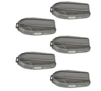 ULTECHNOVO 5 Pièces Étui Protecteur Clé Voiture Compatible Véhicule Coque Rigide Transparente Antichoc Organisateur de Clés Télécommande avec Découpes Précises Protection Complète sans