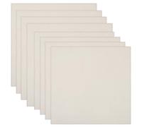 ULTECHNOVO 8 Pièces Étamines en Tissu Beige Réutilisables pour Filtration Alimentaire Bords Serrés, pour Cuisson et Pâtisserie, Filtration