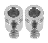 ULTECHNOVO Accessoire de Rôtisserie en Fer Chromé Argenté pour Barbecue, Lot de 2 Set de Set de Pièces, Facile à Nettoyer et Garantissant Une Cuisson Uniforme, Compatible Fourchette Barbecue