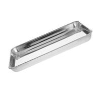 ULTECHNOVO Acier Inoxydable Plateau Métallique Rectangulaire 32x24x2,5 CM | Usage Polyvalent, Réutilisable, Facile à Nettoyer, pour Fast Food et Plats Chauds