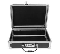 ULTECHNOVO Alliage D'aluminium Boîte à Outils, Poignée, Verrou Codé, Noir | Grosse Capacité, Intérieur Spacieux, Protection pour Matériel et Instruments, Transport Pratique pour Projets DIY