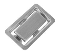 ULTECHNOVO Anneau de Trop-plein en Acier Inoxydable Argenté Cache de Trop-plein Rectangulaire Installation Facile, Protection Anti-débordement pour Évier pour Évier Cuisine et Baignoire