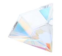 ULTECHNOVO Attrape-soleil Prisme de Verre Pyramide Décoratif, Lumière Prismatique Colorée, Réfraction et Mélange des Couleurs, pour Filles, Décoration de Jardin et Étagères