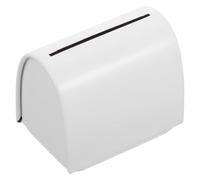 ULTECHNOVO Boîte de Rangement en Fer pour Lames de Rasoir, Étui Portable Blanc, Design Unique, Facile à Nettoyer, Organise les Lames, pour Homme et Femme en Déplacement
