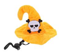 ULTECHNOVO Chapeau d'halloween Léger et Confortable pour Animaux de Compagnie en Peluche Courte et Feutre Couvre-Chef Pliable pour Chats et Chiens Lors de Halloween