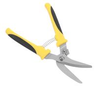ULTECHNOVO Cisaille à Tôle Multifonctionnelle en Acier Inoxydable, Jaune | Ressort Intégré, Moulage Monobloc, Anneau Protecteur, Conception, Coupe Précise