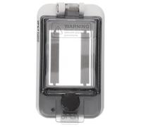 ULTECHNOVO Couvercle Étanche pour Disjoncteur Protection Ip67, Matériau Pc, Design à 2 Voies et Ouverture à 180 Degrés, pour Coffret Électrique Extérieur
