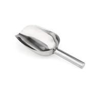 ULTECHNOVO Cuillère à Glace Inox pour Buffet Mariage et Bar Pelle Métallique Argentée Acier Inoxydable Alimentaire pour Glace Sucre et Friandises