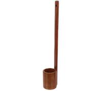 ULTECHNOVO Cuillère à Long Manche en Bois Cuisine, Louche à Vin Facile à Saisir Fond Plat, Accessoire Pratique Cuisine Professionnelle