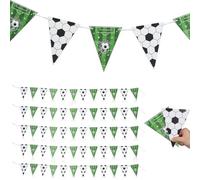 ULTECHNOVO Décorations Coupe Monde pour Fête D'anniversaire, 5 Sets de Guirlandes en Papier Drapeaux Triangulaires, Décor Sportif Vibrant pour Rassemblements Familiaux