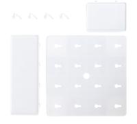 ULTECHNOVO Étagère Flottante Murale Nordique Multifonctionnelle Double Niveaux Blanc pour Chambre de Rangement Organisateur de Sundrys