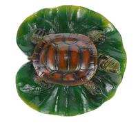 ULTECHNOVO Figurine Légère Résine Flottante de Simulation de en Tortue Décoration Accessoire Décoratif Réaliste 1pc pour D'étang Intérieur et Extérieur