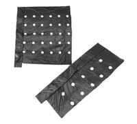 ULTECHNOVO Film et Suppression Croissance des Mauvaises Herbes de Paillage Plastique Pe Noir Perforé 2pcs et Isolation Thermique pour Cultures Agricoles