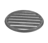 ULTECHNOVO Grille de Foyer Ronde en Fonte Noire pour Cuisson Extérieure | Format Rond, Usage Barbecue et Cheminée, Entretien Facile, Rétention de Chaleur, Accessoire de Remplacement