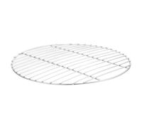 ULTECHNOVO Grille Ronde de Barbecue Filet Simple en Acier Inoxydable | Argenté, Usage Extérieur et Four, Facile à Couper Selon la Taille, Rangement Aisé et Transport Simple