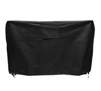 ULTECHNOVO Housse de Protection Élégante et Brillante en Tissu Oxford 420d pour Barbecue Noir, Résistante à l'eau, Installation Simple pour Jardin et Extérieur