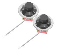 ULTECHNOVO Interrupteur de Contrôle de Température Plastique Réponse Rapide 2 Pièces Thermostat Réarmement Manuel pour Friteuse pour Friteuse Électrique la Cuisine de Restaurant