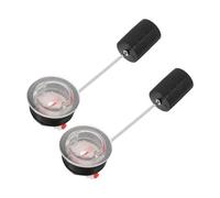 ULTECHNOVO Jauge Citerne pour Générateur Essence, Jauge de Niveau de Réservoir en Acrylique, Lecture Précise, Lot de 2 Pièces pour Groupes Électrogènes