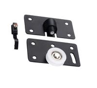 ULTECHNOVO Kit 2pcs de Poulies de Porte Coulissante pour Meuble, Galets en Métal et Plastique, Glissement Fluide, pour Penderie et Armoire en Magasin ou Entrepôt