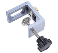 ULTECHNOVO Localisateur de Trous de Perçage pour Meubles en Acier au Carbone, Dispositif de Guidage Précis pour Portes et Armoires, Outil de Réparation et Assemblage sans Couture