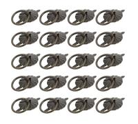 ULTECHNOVO Lot de 30 Poignées de Boîte en Fer Noir Chic, Poignées de Tiroir de Remplacement Compactes pour Coffret Présent et Boîtes à Bijoux