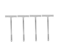ULTECHNOVO Lot de 4 Tiges pour Panneau D'affichage 40 Cm Acier Inoxydable Multifonction Porte-pancarte pour Manifestations Extérieures Défilés et Événements Sportifs
