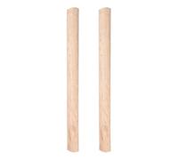 ULTECHNOVO Manche de Hache en Bois de Remplacement 2pcs, Poignée Ergonomique Labor-Saving, Convenable pour Outils de Jardinage et Bûcheronnage