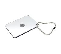 ULTECHNOVO Miroir de Signalisation Extérieur Multifonction en Acrylique Argenté pour Survie en Plein Air Transmission de Signal pour Camping et Randonnée