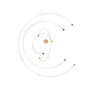 ULTECHNOVO Mobile Suspendu Atomique, Carillon Éolien Créatif et Robuste en Métal Design Nordique Moderne, Décoration Intérieure pour Chambre et Salle de Sciences