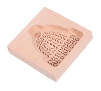 ULTECHNOVO Moule à Biscuits en Bois de Hêtre Sculpté Motifs de Noël, Facile à Démouler, pour Pâtisserie Maison et Biscuits de Fête de Noël