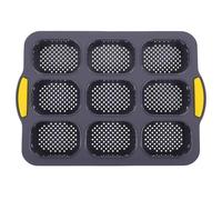 ULTECHNOVO Moule à Français en Silicone Noir à 9 Cavités pour Cuisson