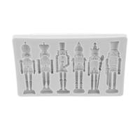 ULTECHNOVO Moule en Silicone Casse-noix pour Bonbons de Noël, Démoulage Facile, Décorations Festives Uniques pour Pâte à Sucre et Résine, pour Créations DIY