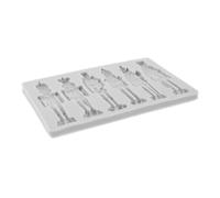 ULTECHNOVO Moule en Silicone Casse-noix pour Pâtisserie Festive Design Antidérapant, Compatible Plusieurs Matériaux, pour Décorations de Noël et Loisirs Créatifs